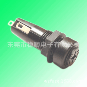 厂家直销 面板安装保险丝座MF526 5X20 10A250V  2.5W保险座