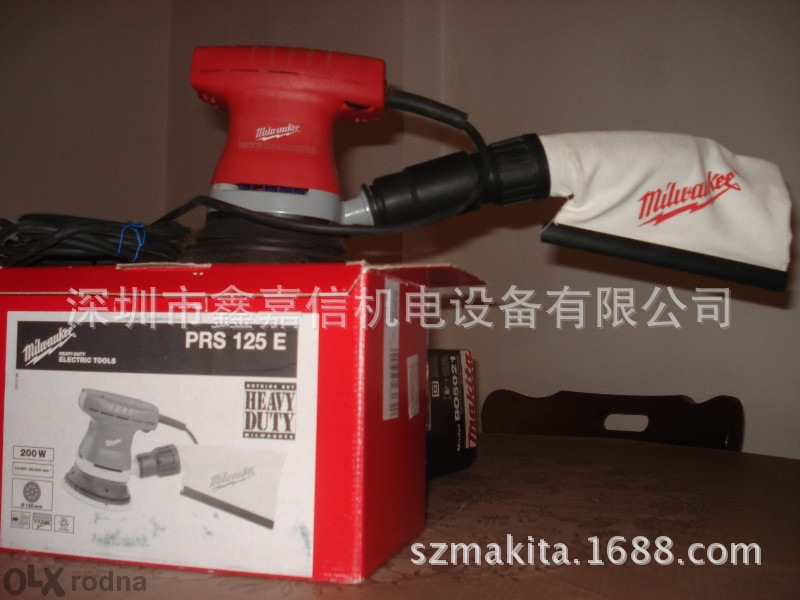 批发零售 美国 milwaukee 米沃奇 偏心砂光机 PRS125E