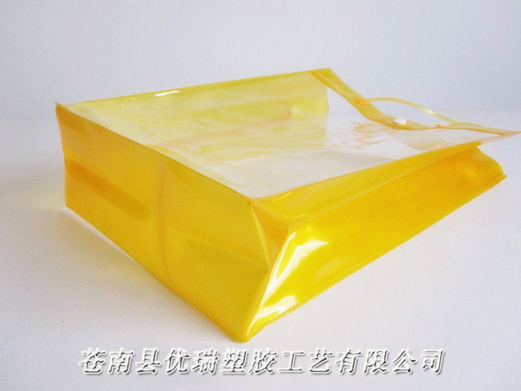 供应PVC包装袋 PVC化妆手提袋 定做手拎PVC礼品袋 (