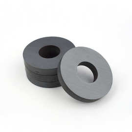 D30*18*6 解决磁性材料难题 钡锶铁氧体喇叭圆形磁铁，黑色磁钢