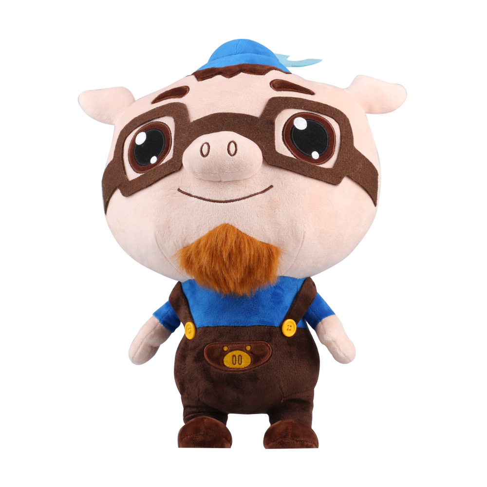 源头厂家批发正版爆款猪猪侠40cm迷糊老师儿