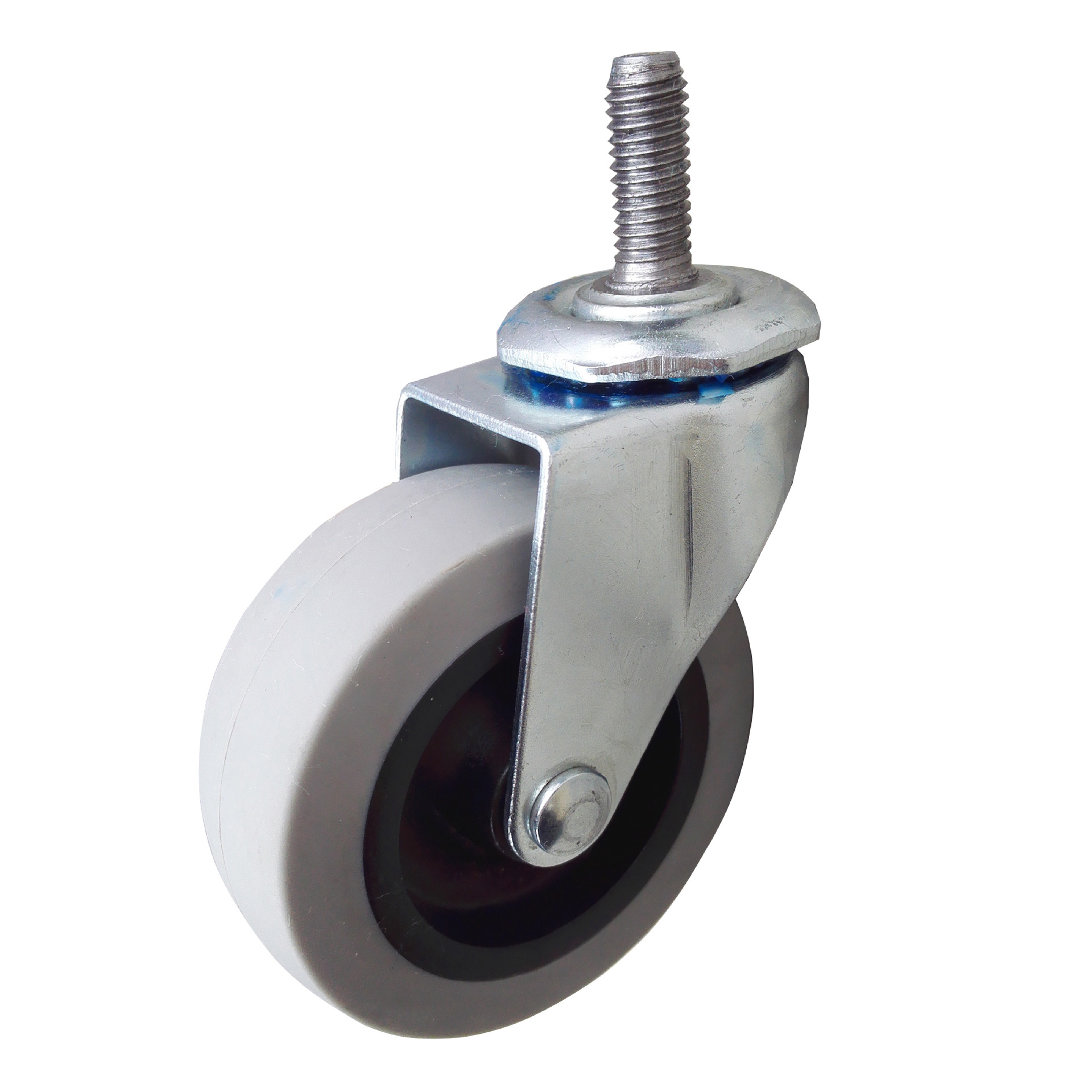 大胜脚轮工厂直销大胜2.5寸丝线杆式TPR酒店推车脚轮 拖把桶轮