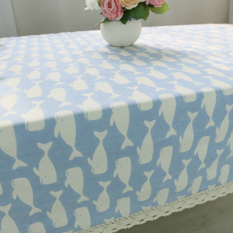 地中海风棉麻桌布餐垫波西米亚风 家用餐桌布台布茶几盖巾