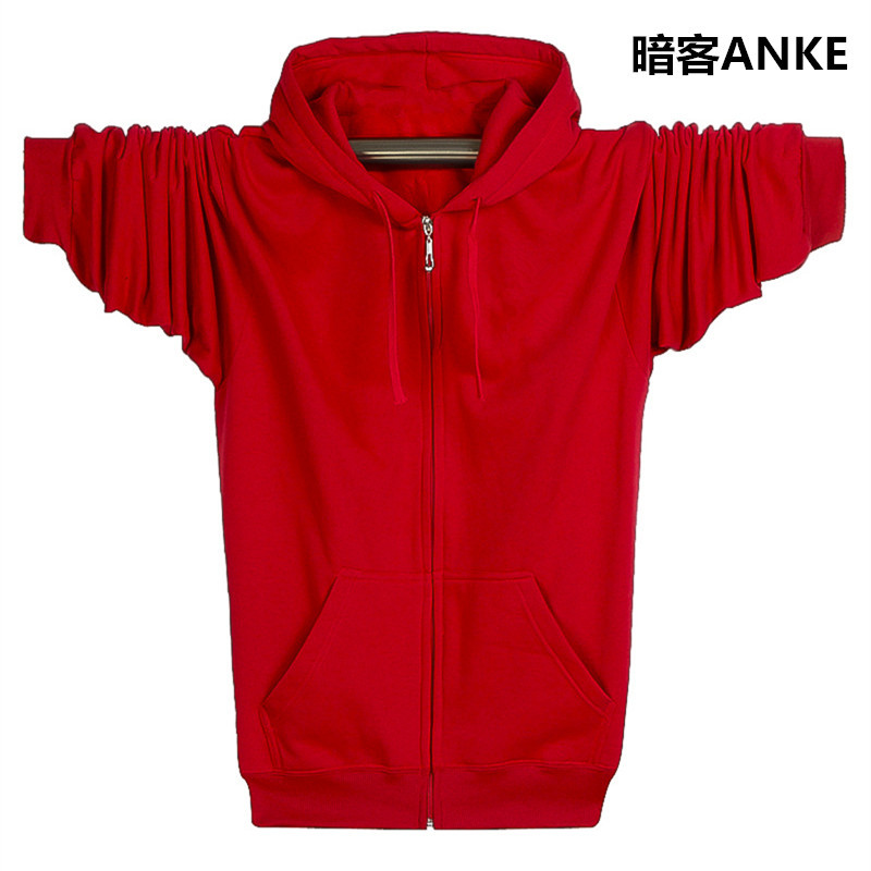 blank Large Plush coat man Fatty Cardigan Cotton sweater The fat leisure time zipper Ouma Sweater customized