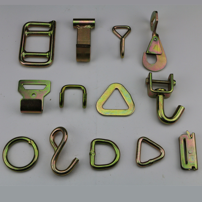 单双排钩 D型 三角环 旋转钩 目字扣 五金捆绑器配件