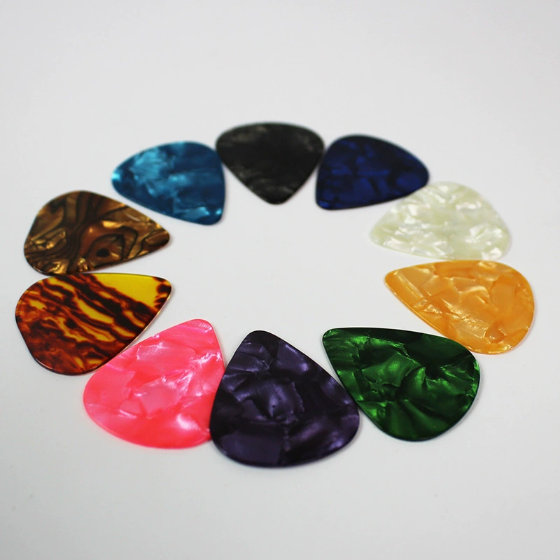 Пикки для гитары (Cellulu) сердцевидной формы, 0.46 / 0.71 / 0.96 мм, assorted colours, варианты упаковки