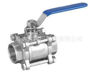 上海滨大阀门供应三片式球阀Q11F-16P 不锈钢三片式丝扣球阀