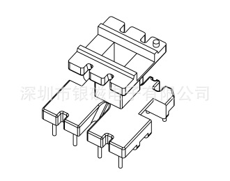 EE19型YC-EI-1916 4+4P 骨架 、电感线圈骨架厂家