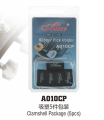 Guitar Pick Holder A010C Rubber Guitar Pick Clip 5 Pcs W010C
