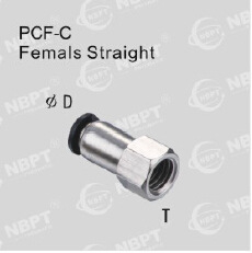 【波特气动】厂家批发内螺纹直通气动接头，微型金属接头多款供选