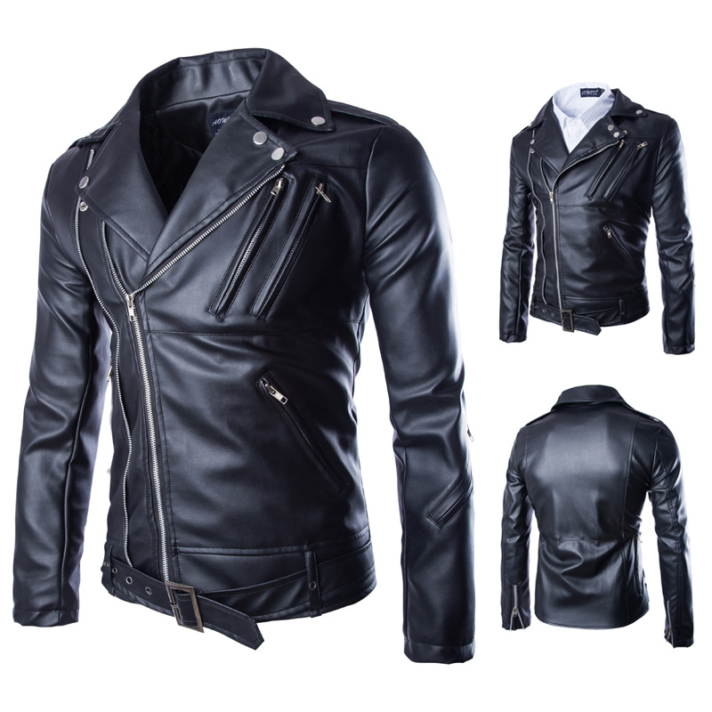 Veste en cuir homme - Ref 3443686 Image 1