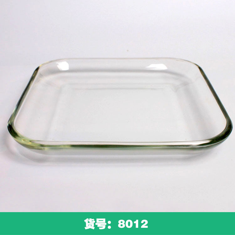 厂家批发菲内克斯正方钢化玻璃烤盘8080系列 玻璃果盘水果盘详情8