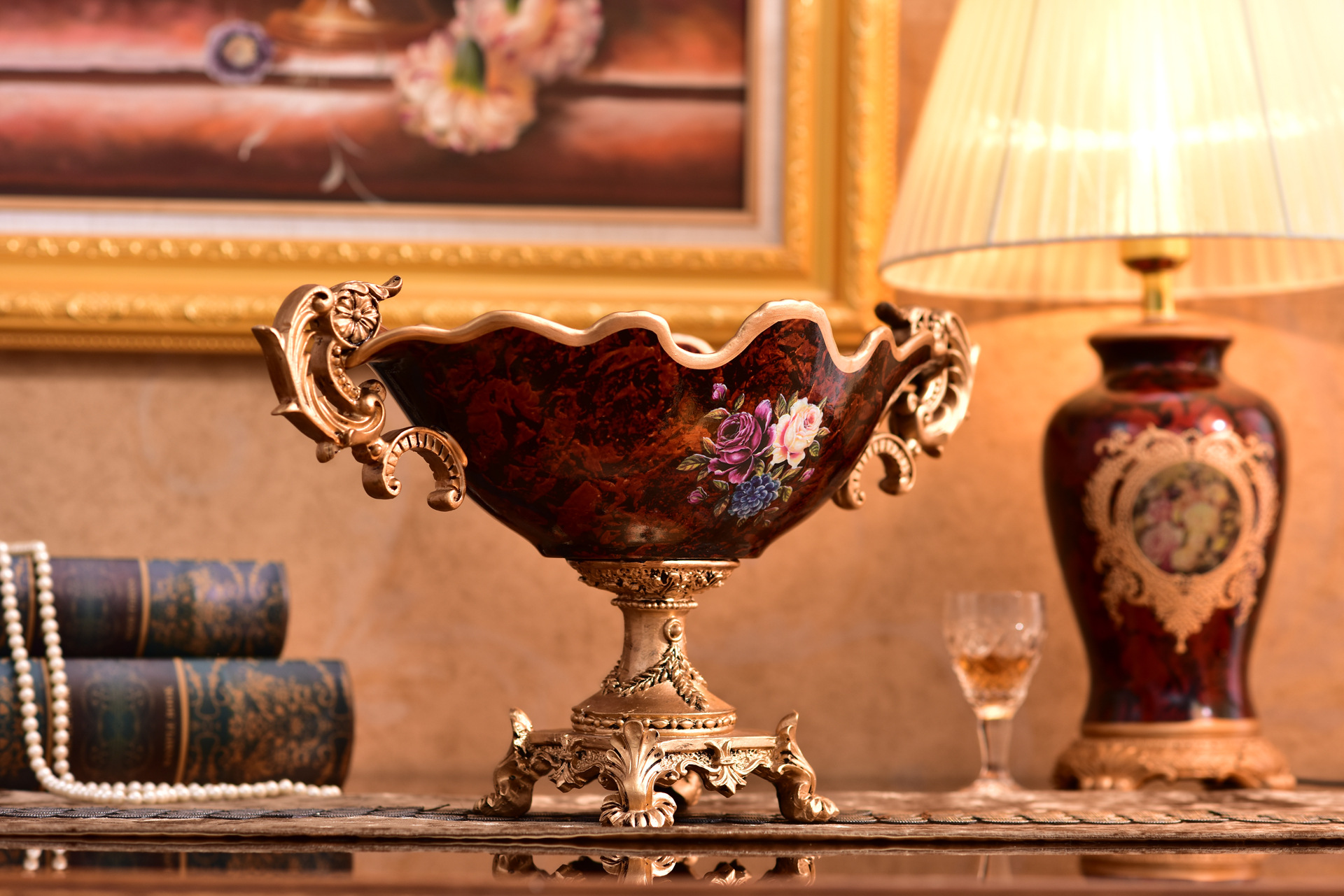 家居装饰陶瓷花瓶三件套 创意欧式家用装饰花瓶陶瓷工艺品摆件-阿里巴巴