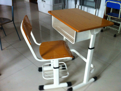 学生课桌椅厂家直销加厚可升降套管课桌辅导培训班组合桌椅|ru