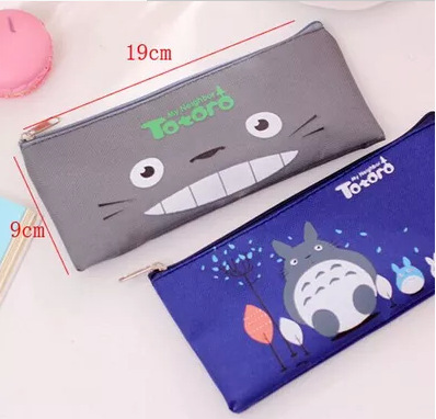 Korean stationery Totoro Oxford cloth A4 zipper file bag cute cartoon creative file information small pencil bag wholesale