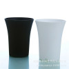 Big round matte plastic flowerpot, increased thickness, high waist