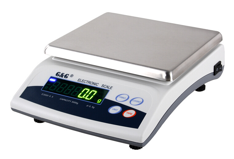 双杰天平 E3000-0.5 精度0.5克 3000g/0.5g