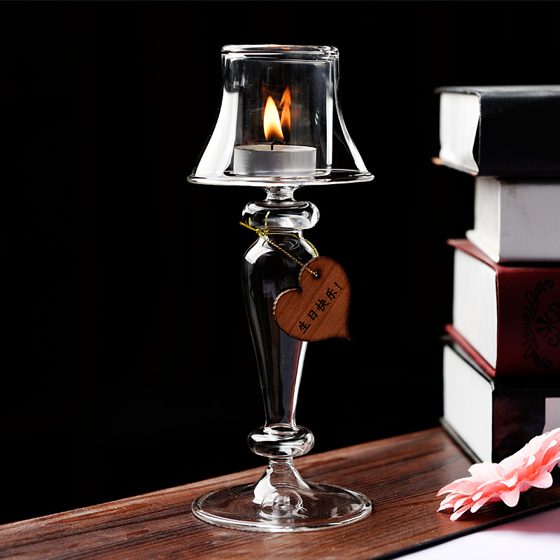 Directo de fábrica lámpara Mesa Europea diseño romántico candelabro cristal decoración del hogar Accesorios