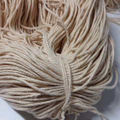 Wholesale rope factory supply 3-ply cotton rope, cotton thread, clothing accessories edge binding rope, tag DIY ring Rui.