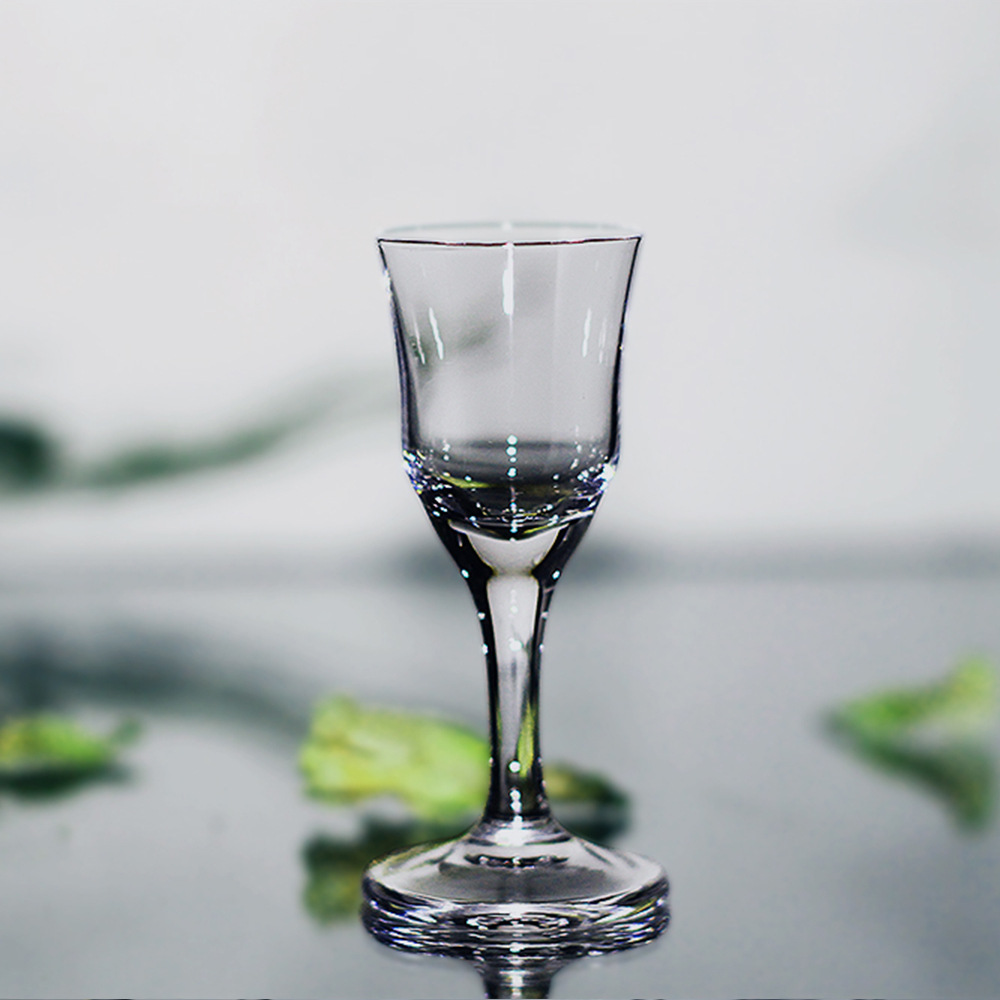 ALiiSAR 中式时尚创意玻璃烈酒杯 简约新款无铅水晶茅台白酒杯|ms