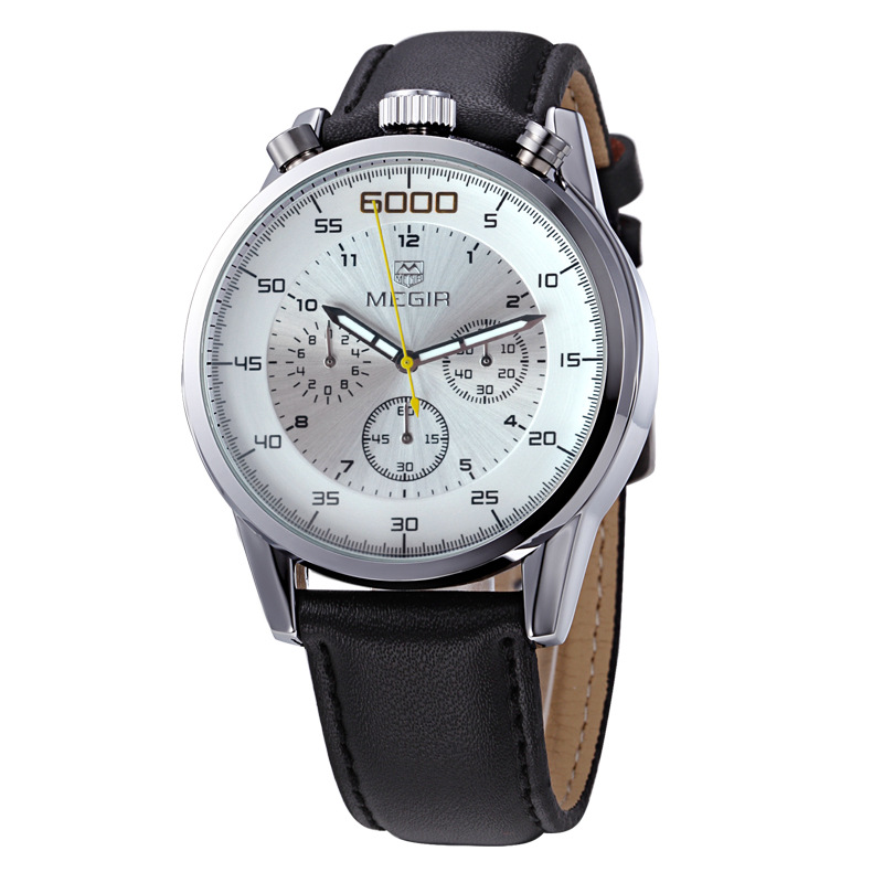 美格尔MEGIR男士手表多功能防水夜光男表热销爆款时尚手表3005G