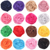 High-end hair band contains rose lapel pin, hair accessory handmade, clothing, polyester, 20 colors