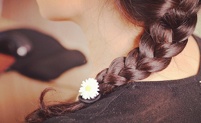 Korean Hair Accessories Cute Soft Girl Flowers Small Daisy Hair Ring Hair Rope display picture 3