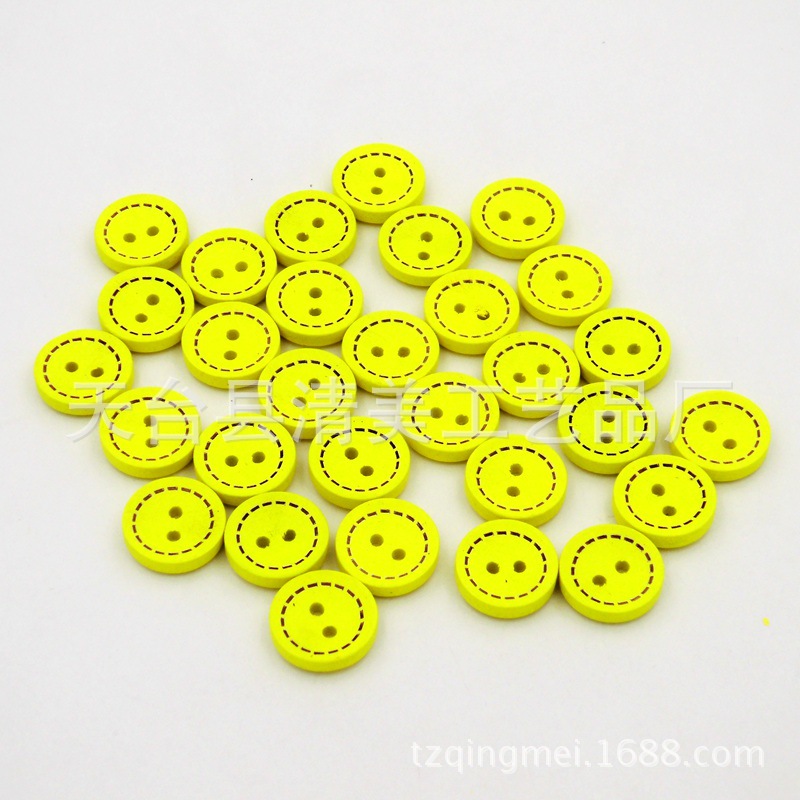 Envío libre botón de puntos hermosa decoración los niños hecho a mano botón 50 unidades por paquete comercio exterior