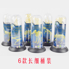 Cross-border DIY 3D assembled dinosaur skeleton simulation animal model Dinosaur fossil excavation children's toy night market