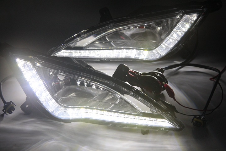 Aplicable a 15 nuevas luces corrientes diurnas de Langdong nuevas luces corrientes diurnas del LED especiales de la configuración baja de Langdong