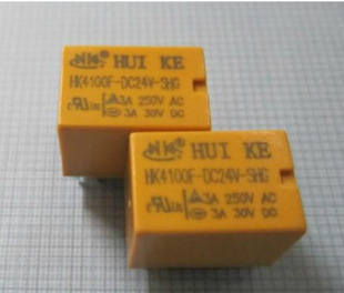 HK4100F-DC24V-SHG 汇科拆机小型信号继电器 6脚