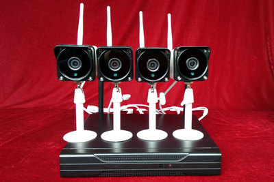 wireless high definition Monitoring Kit Plug in Long-range mobile phone Watch Standard 4-way configuration