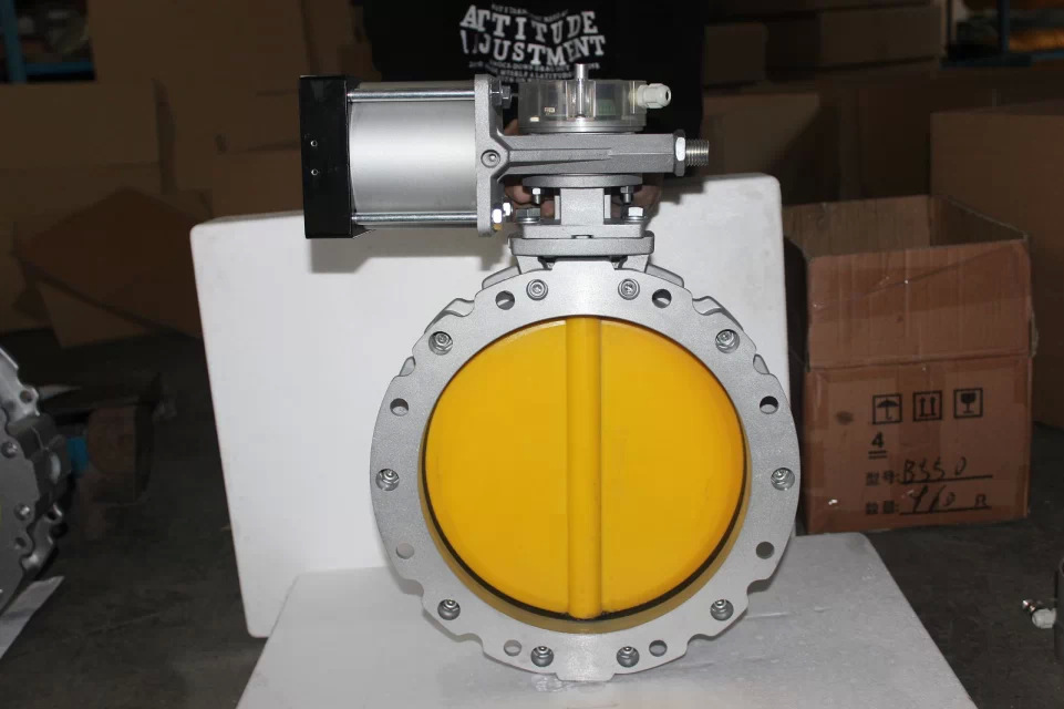 LTD671X气动凸耳对夹式软密封蝶阀