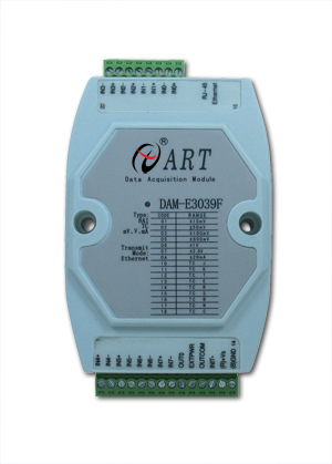 DAM-E3039F 采样频率10Hz 16位 8路报警输出的热电偶输入模块
