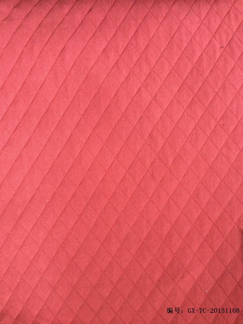 菱形提花双面布