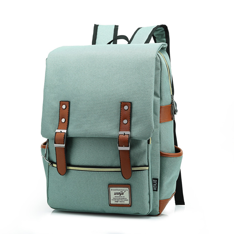 Unisex Solid Color Oxford Cloth Zipper Buckle Fashion Backpack School Backpack display picture 3