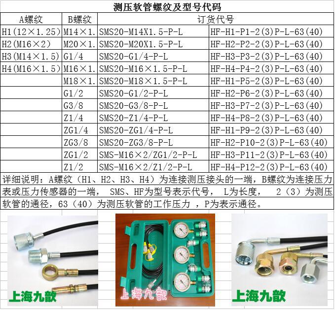 測壓軟管B