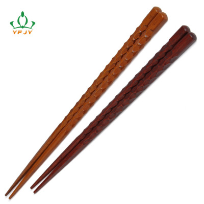 yfjy Japanese chopsticks ins non-slip chopsticks household Tip solid wood Serving chopsticks Chopsticks for husband and wife gift Chopsticks wholesale