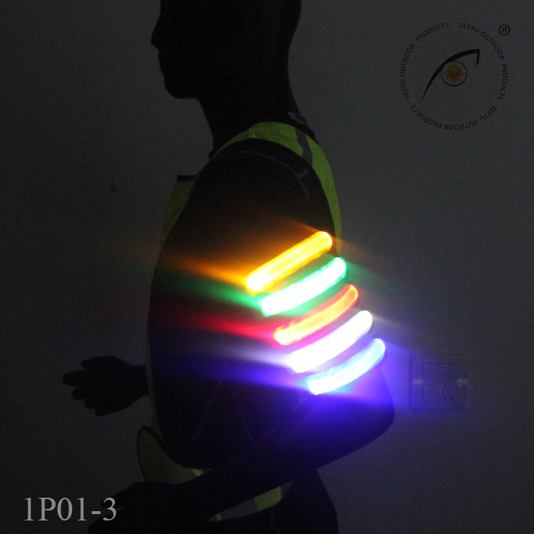 1P01-3LED反光手腕帶