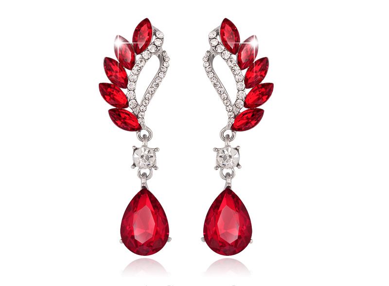 Fashion Crystal Earrings Fashion Jewelry Earrings Wholesale display picture 12