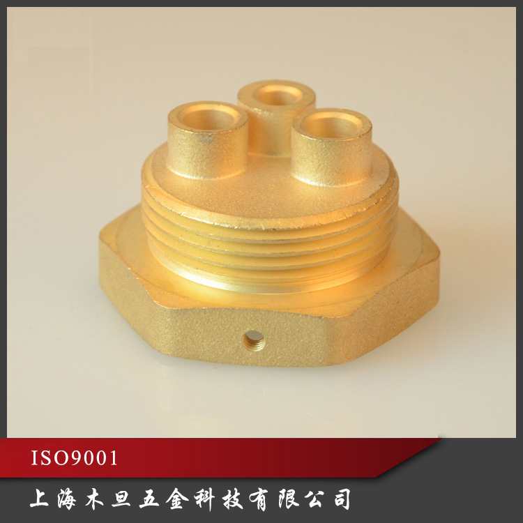 48*M6黄铜法兰，电热管铜，管件通用精密机械铜件电热管配件