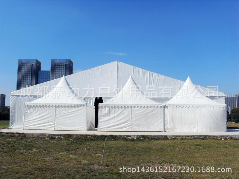 篷房四川红色篷房展览篷房铝合金篷房尖顶广告帐篷篷房4×4