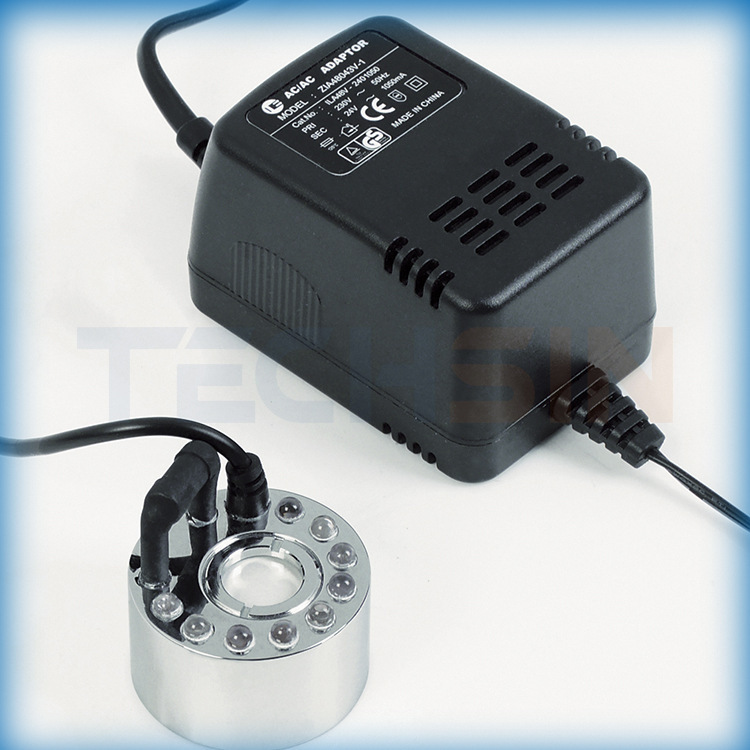 Promotional Single-head Ultrasonic Atomizer Red, Yellow and Blue Color Light Sprayer DN-24