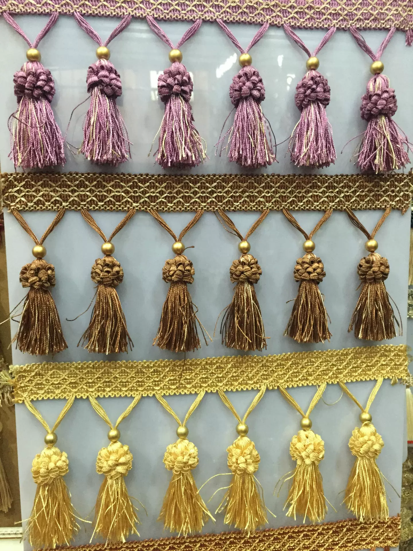 Медная клубника, ткань, бусины