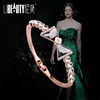 Fashionable bracelet, trend diamond with bow, accessory, Korean style, European style