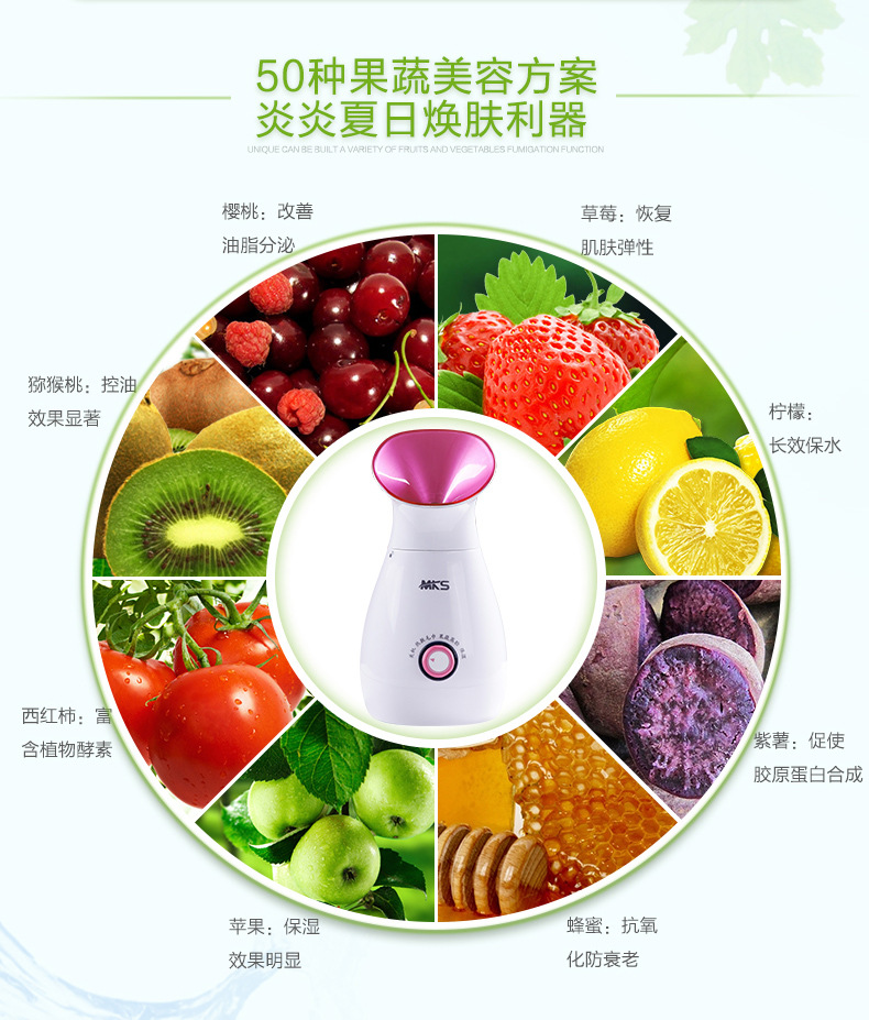 NV8318果蔬蒸臉器