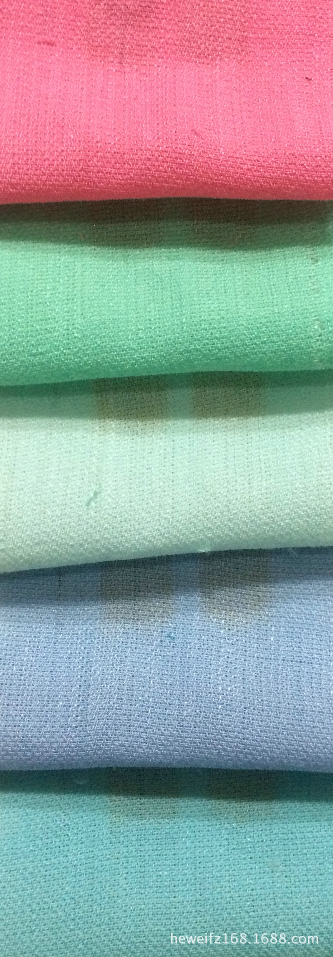 厂价直销 F6389 现货供应仿麻高档时尚男女服装麻棉面料仿棉麻