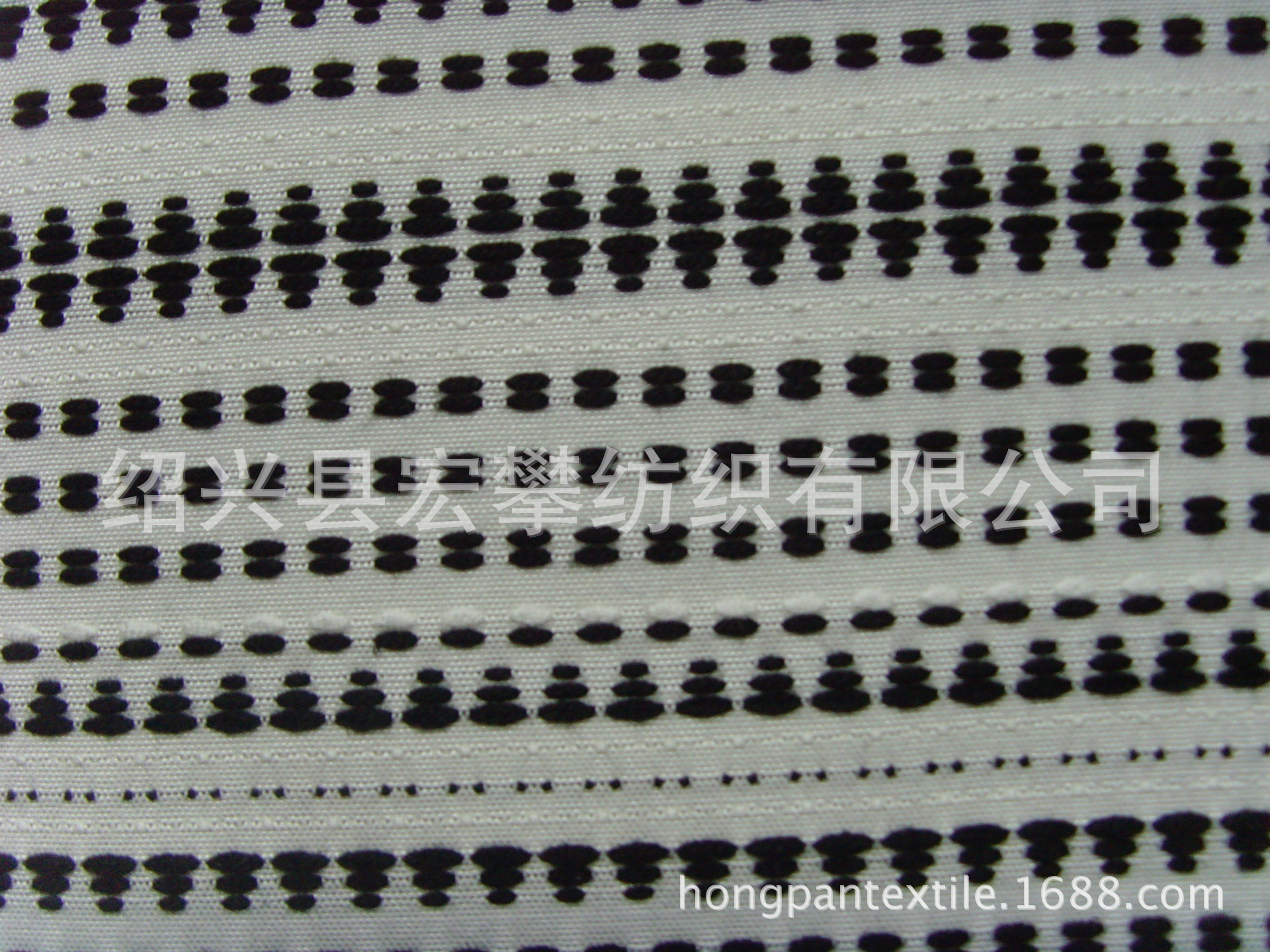 色织大肚纱提花面料