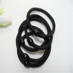 Basic black rubber band hair tie, high elasticity practical hair ring, Taobao gift small gift wholesale