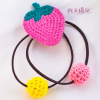 Woven children's pony handmade, hair accessory, Korean style, South Korea, new collection